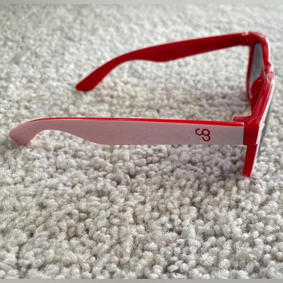 Camp Gladiator Plastic Sunglasses, Red, White, Outdoors, Workout, Run, Crossfit - Picture 4 of 8